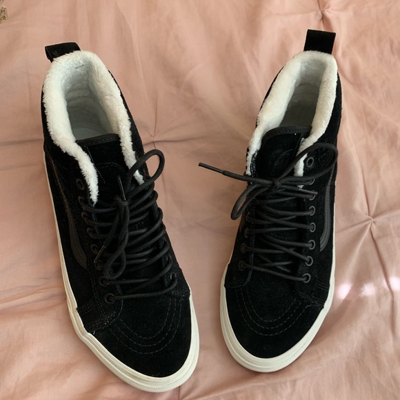 fleece lined vans shoes
